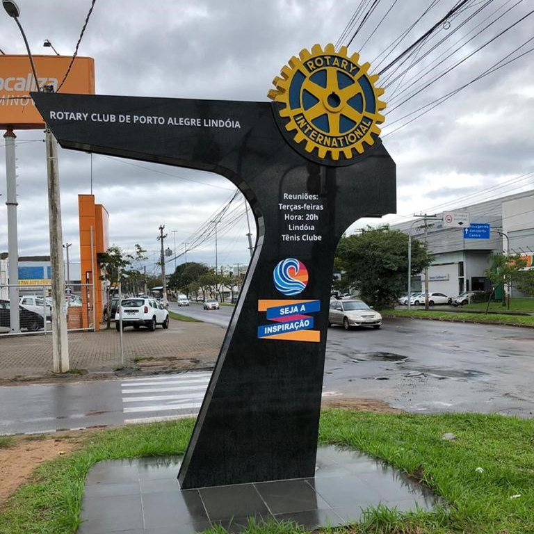 Marco do Rotary Club de Porto Alegre Lindóia
